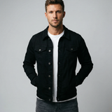 Men's Denim Jacket – Stylish Multi-Pocket Casual Wear for Versatile Outings