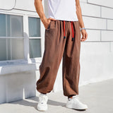 Men's Harem Pants – Comfortable Cotton Linen Joggers for Casual Outings