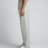 Men's Heavyweight Wide Leg Sweatpants - Baggy Loopback Cotton Joggers