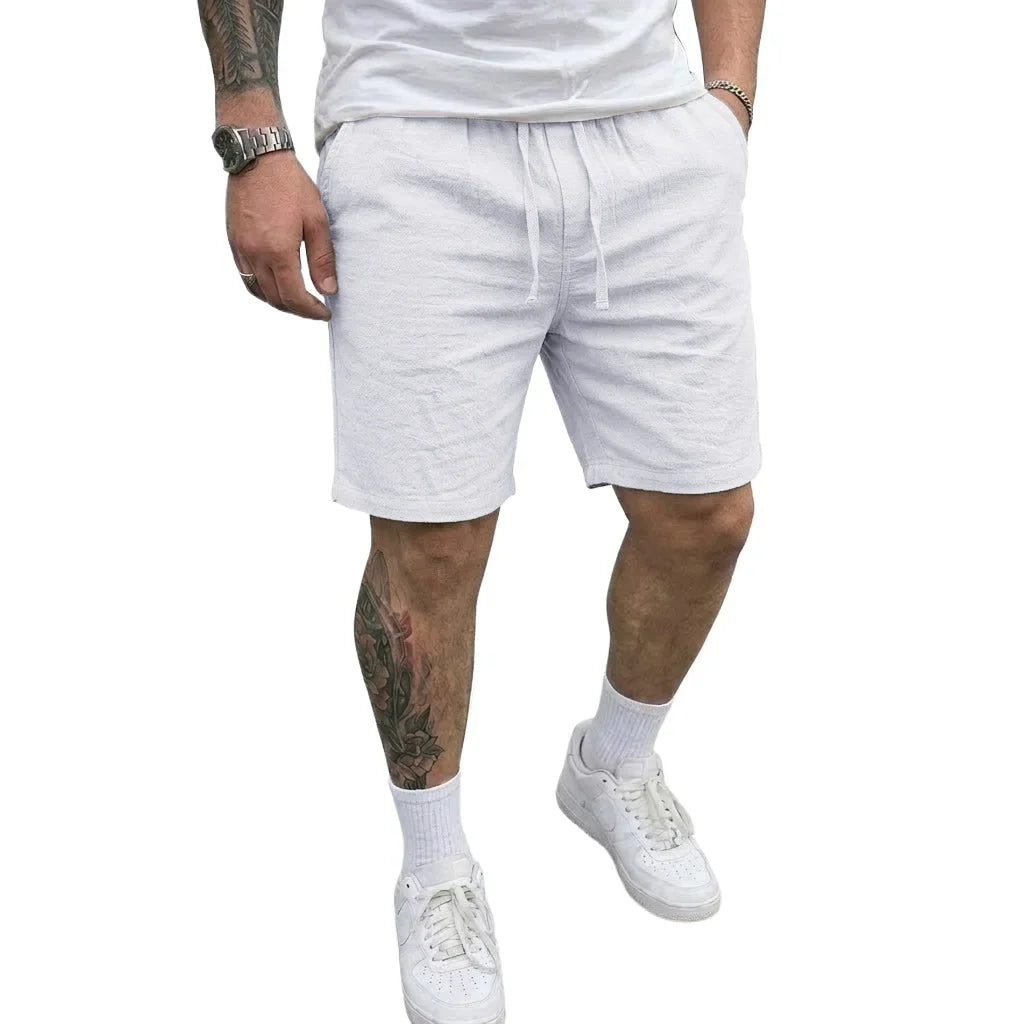 Men's Linen Shorts – Lightweight Casual Beachwear
