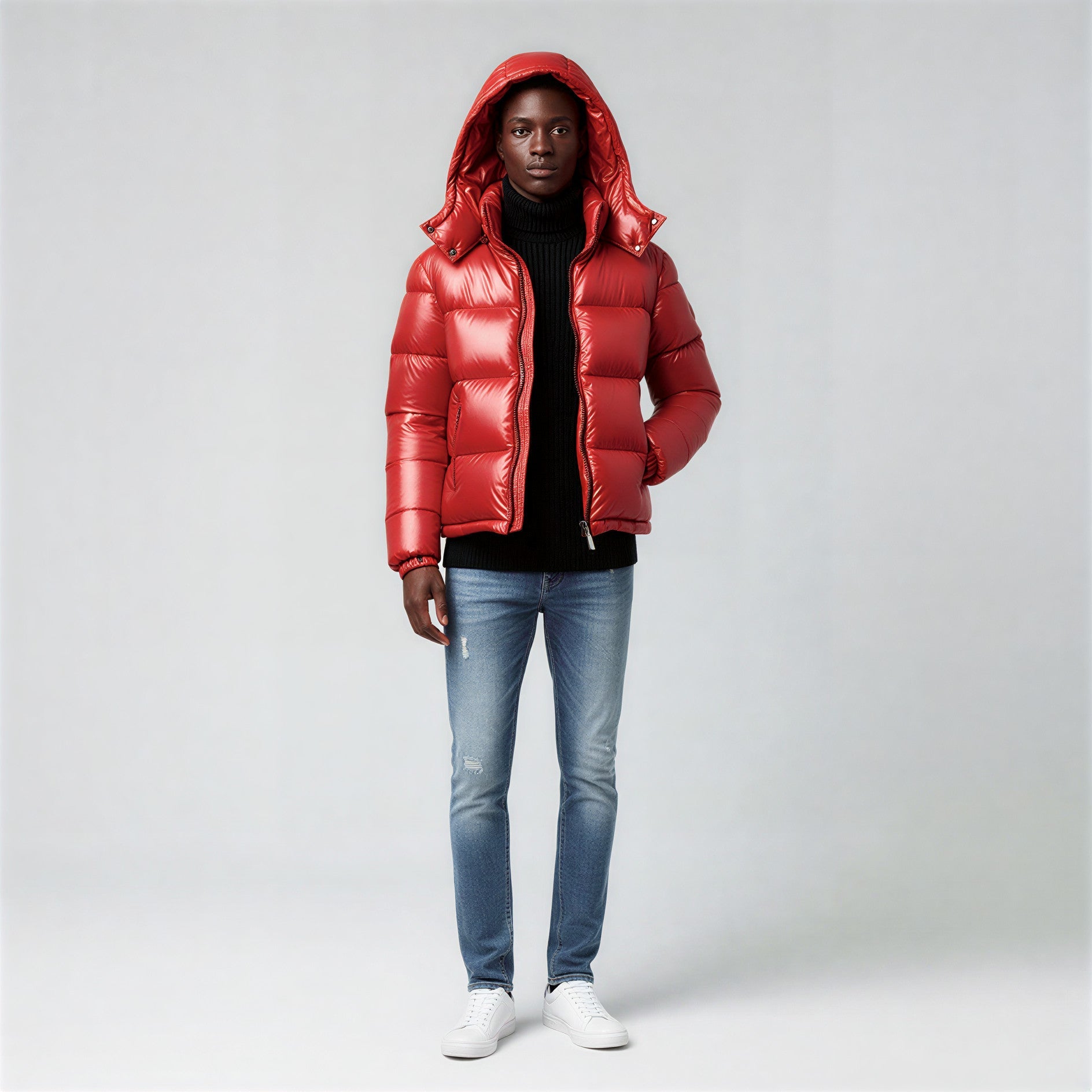 Men's Puffer Jacket – Insulated Water-Resistant Winter Style