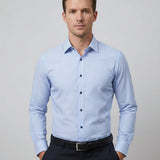 Men's Stripe Shirt – Stylish Long Sleeve Business Casual Top