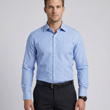 Men's Stripe Shirt – Stylish Long Sleeve Business Casual Top