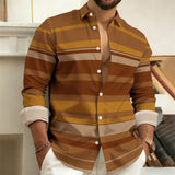 Men's Striped Casual Shirt – Stylish Outdoor Comfort