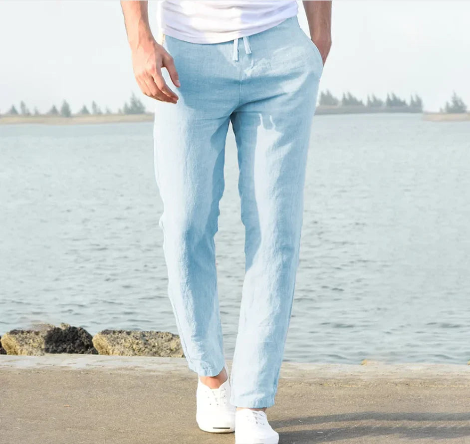 Men's Urban Joggers – Breathable Loose Fit Summer Trousers