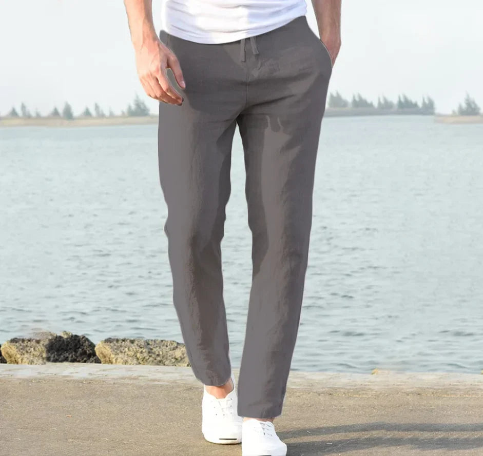 Men's Urban Joggers – Breathable Loose Fit Summer Trousers