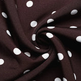 Summer Polka Dot Maxi Dress – Backless Deep V Neck for Warm-Weather Outings