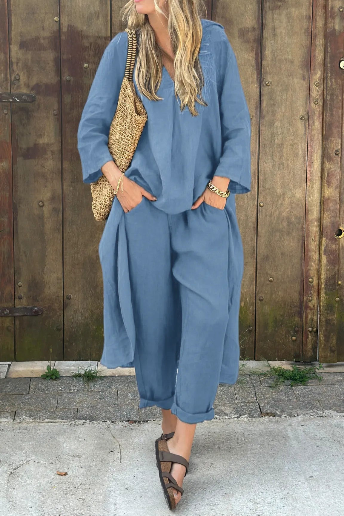 Women's Chic Comfortable Casual Two-Piece Day Set